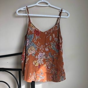 Wilfred Orange Floral Silk Camisole